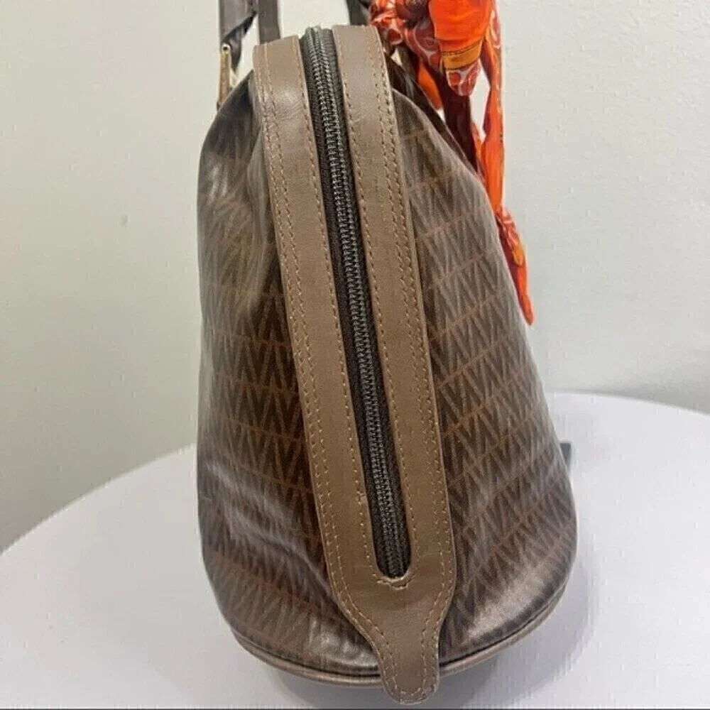 Mario Valentino Brown Satchel Bag